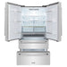 ZLINE Kitchen and Bath 36" Range, Range Hood, Microwave, Dishwasher & Refrigerator Appliance Package, 5KPR-RARH36-MWDWV