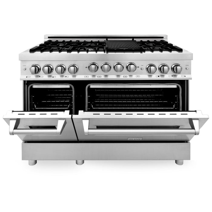 ZLINE 48 Inch 6.0 cu. ft. Range with Gas Cooktop and Gas Oven in Stainless Steel, RG48