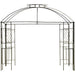 Outsunny 10' x 10' Outdoor Patio Gazebo Canopy with Double Tier Roof - 84C-192