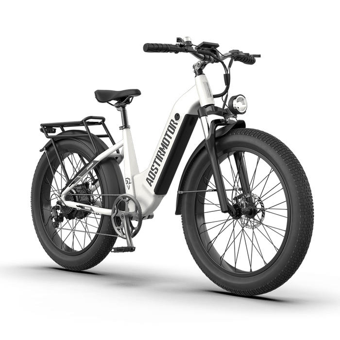 Aostirmotor QUEEN 1000W 52V All Terrain Step-Thru Fat Tire Electric Bike