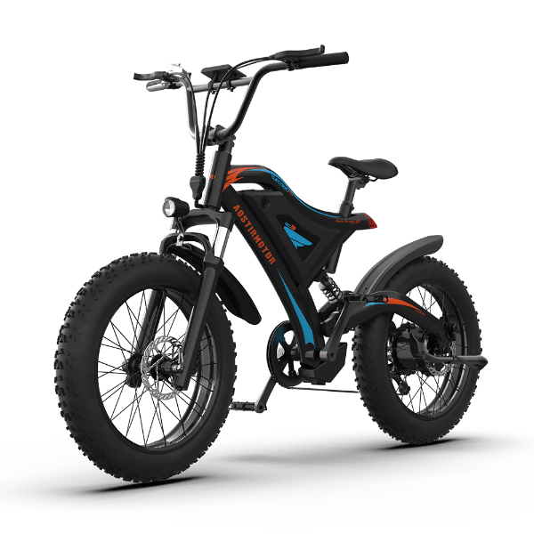 Aostirmotor S18-MINI 48V 500W Mini Fat Tire Electric Bike
