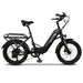 Emojo BOBCAT 500W 48V Folding Step Through Electric Bike - Bobcat-Cypress-Green