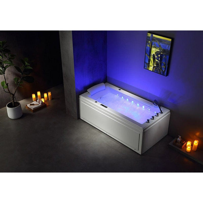 Sauna Hammam - LORD SOLO MAX WHITE WHIRLPOOL BATH 1 PLACE ARCHIPEL® 180X90 - RIGHT - PREORDER May 2023