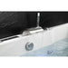 Sauna Hammam - ARCHIPEL® 180X90 RIVIERA CONCEPT 1-SEATER WHIRLPOOL BATH - PREORDER June 2023