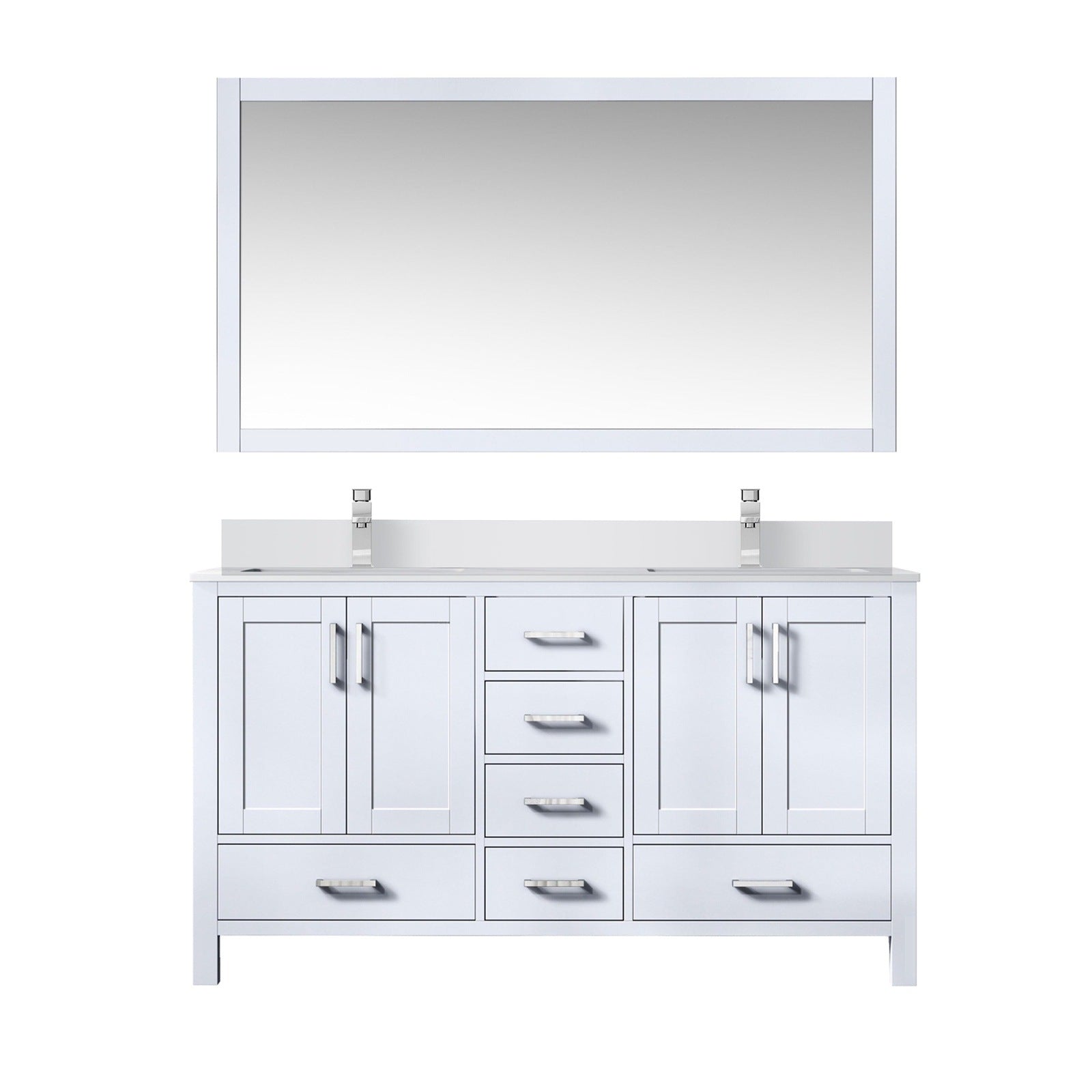 Jacques 60" x 22" Double Bath Vanity - Backyard Provider