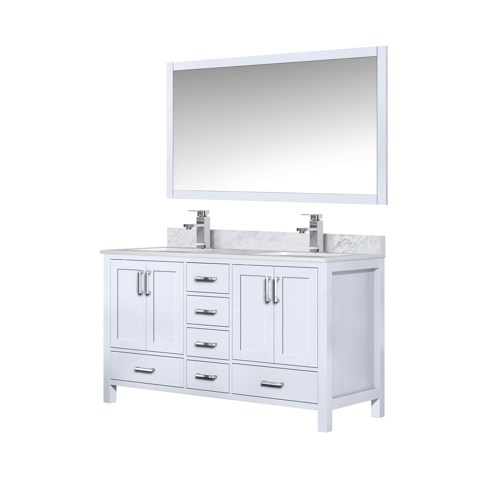 Jacques 60" x 22" Double Bath Vanity - Backyard Provider