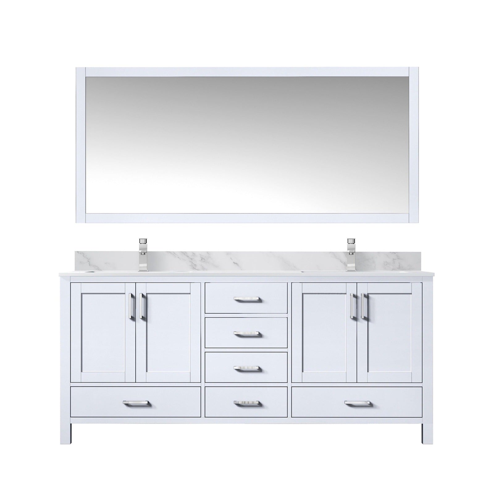 Jacques 72" x 22" Double Bath Vanity - Backyard Provider