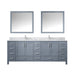 Jacques 84" x 22" Double Bath Vanity - Backyard Provider