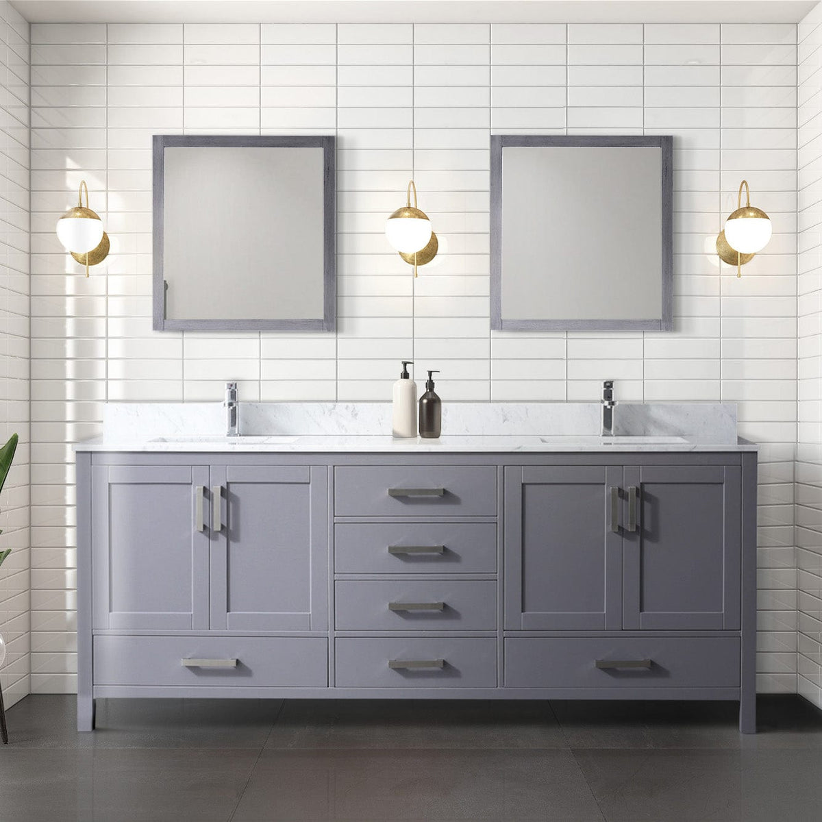 Jacques 80" x 22" Double Bath Vanity - Backyard Provider