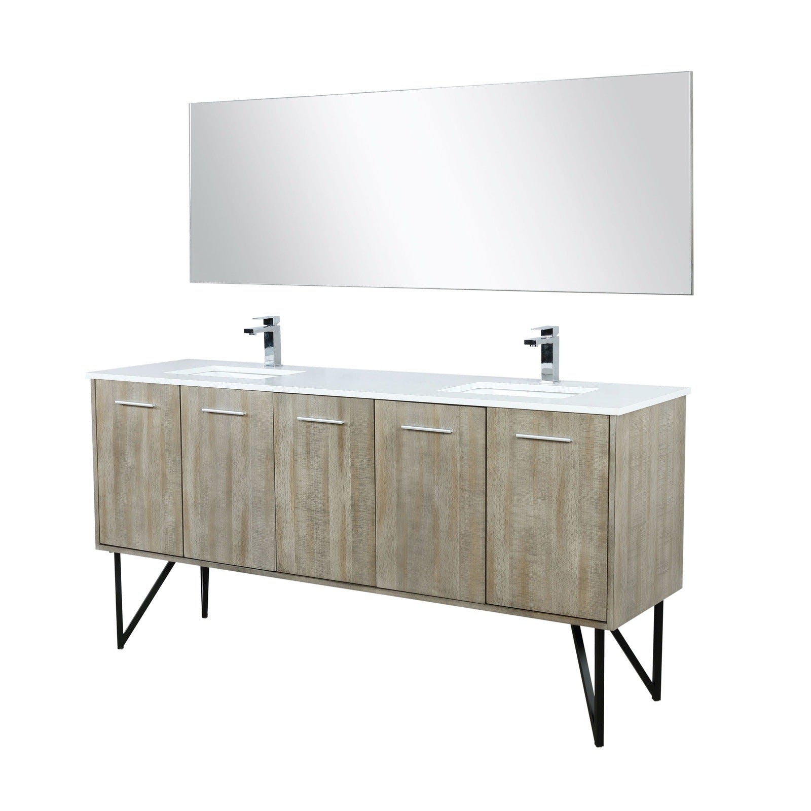 Lancy  72" Double Bathroom Vanity - Backyard Provider