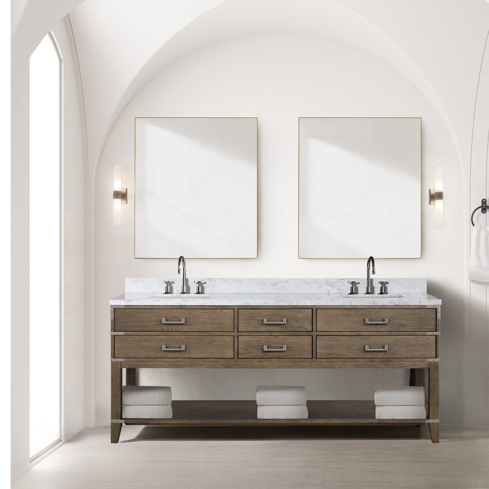 Norwalk 80" x 22" Double Bath Vanity - Backyard Provider