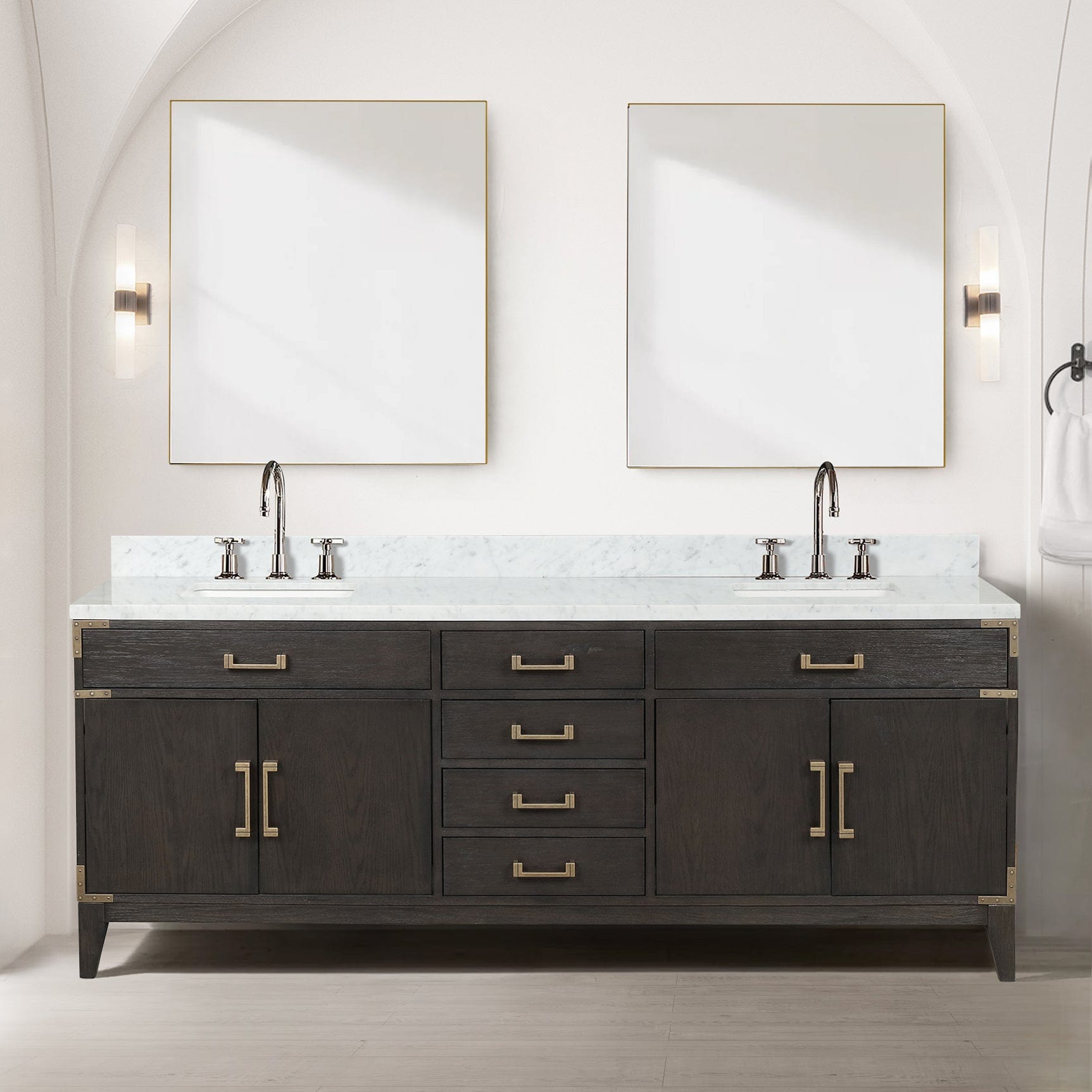 Laurel 84" x 22" Double Bath Vanity - Backyard Provider