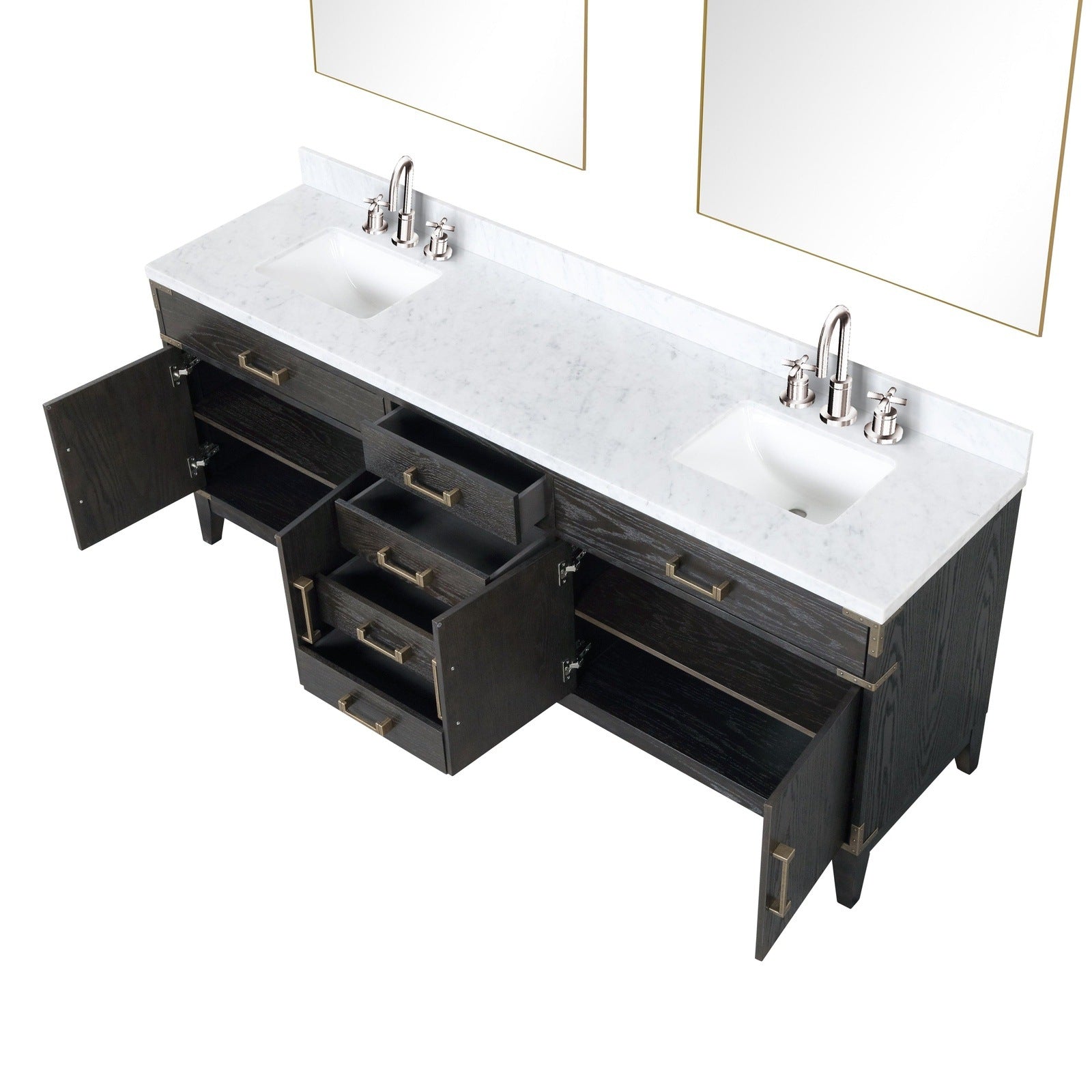 Laurel 84" x 22" Double Bath Vanity - Backyard Provider