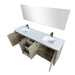 Lafarre 80" Rustic Acacia Double Bathroom Vanity - Backyard Provider