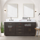 Abbey 72" x 22" Double Bath Vanity - Backyard Provider