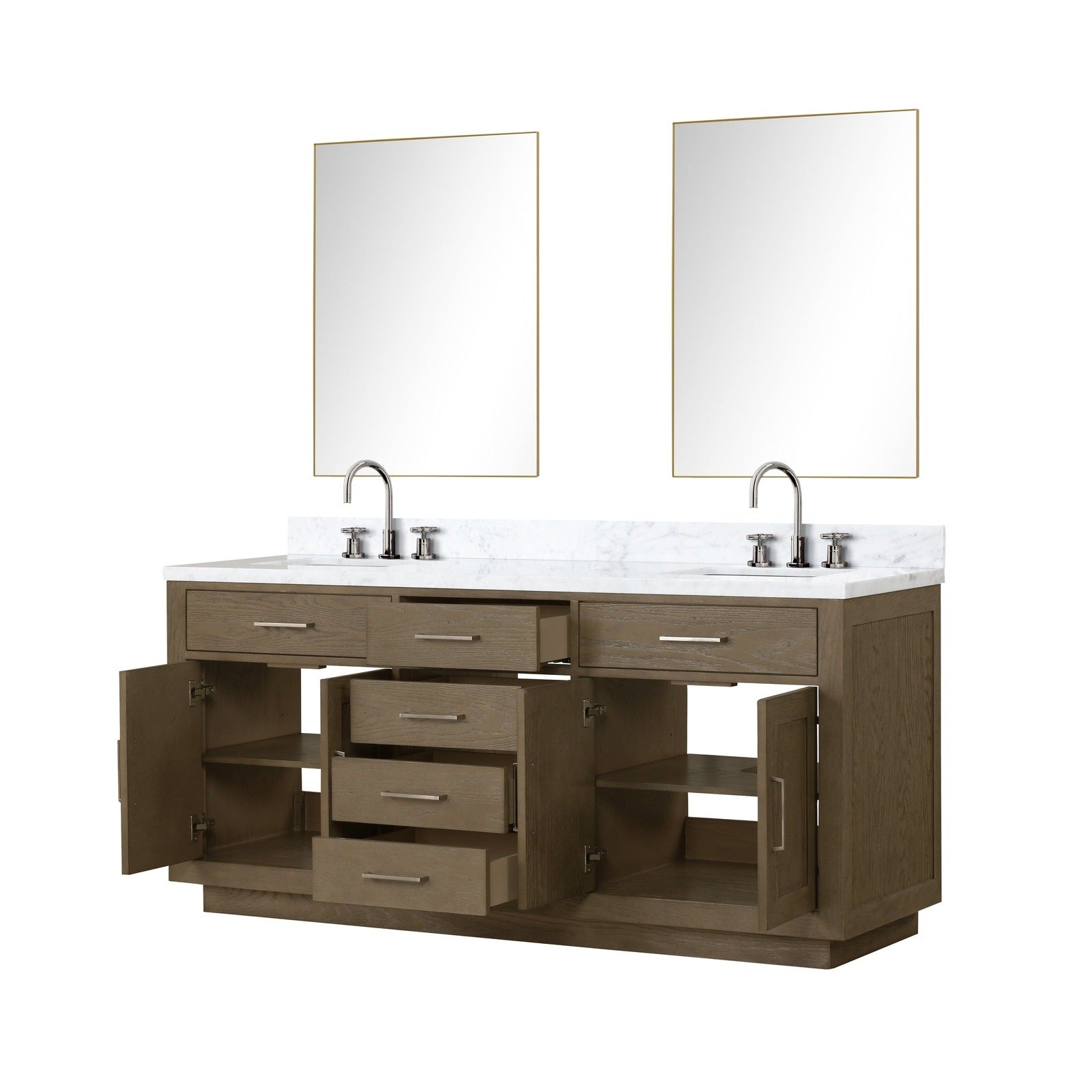 Abbey 72" x 22" Double Bath Vanity - Backyard Provider