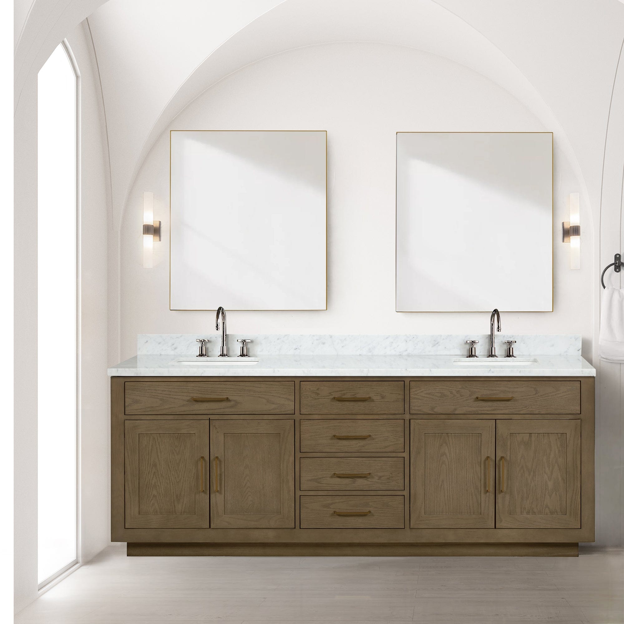 Abbey 84" x 22" Double Bath Vanity - Backyard Provider