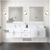 Geneva  80" x 22" Double Bath Vanity - Backyard Provider