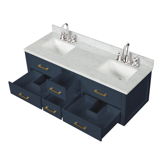 Castor 60" x 22"Double Bath Vanity - Backyard Provider