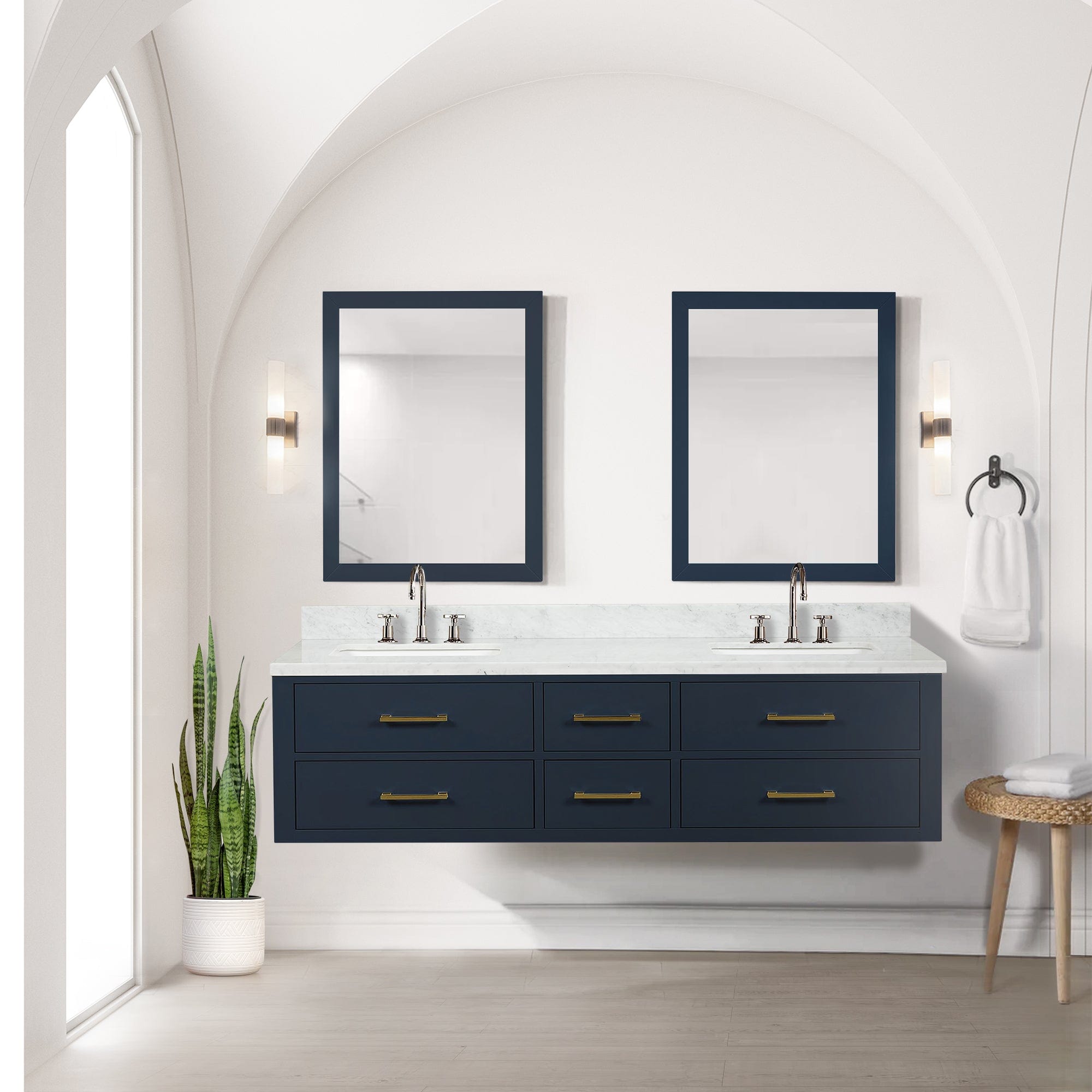 Castor 72" x 22" Double Bath Vanity - Backyard Provider