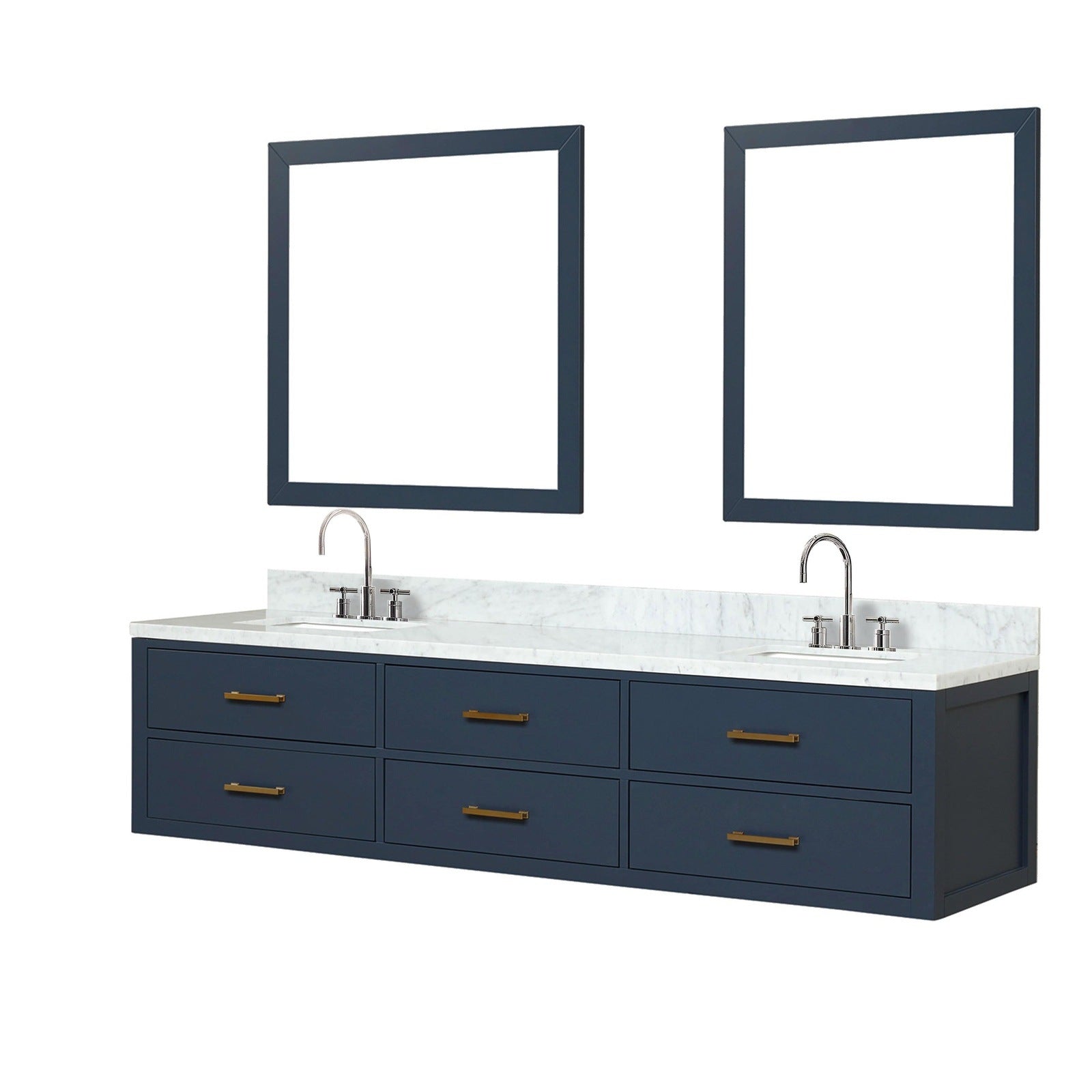 Castor 80" x 22" Double Bath Vanity - Backyard Provider