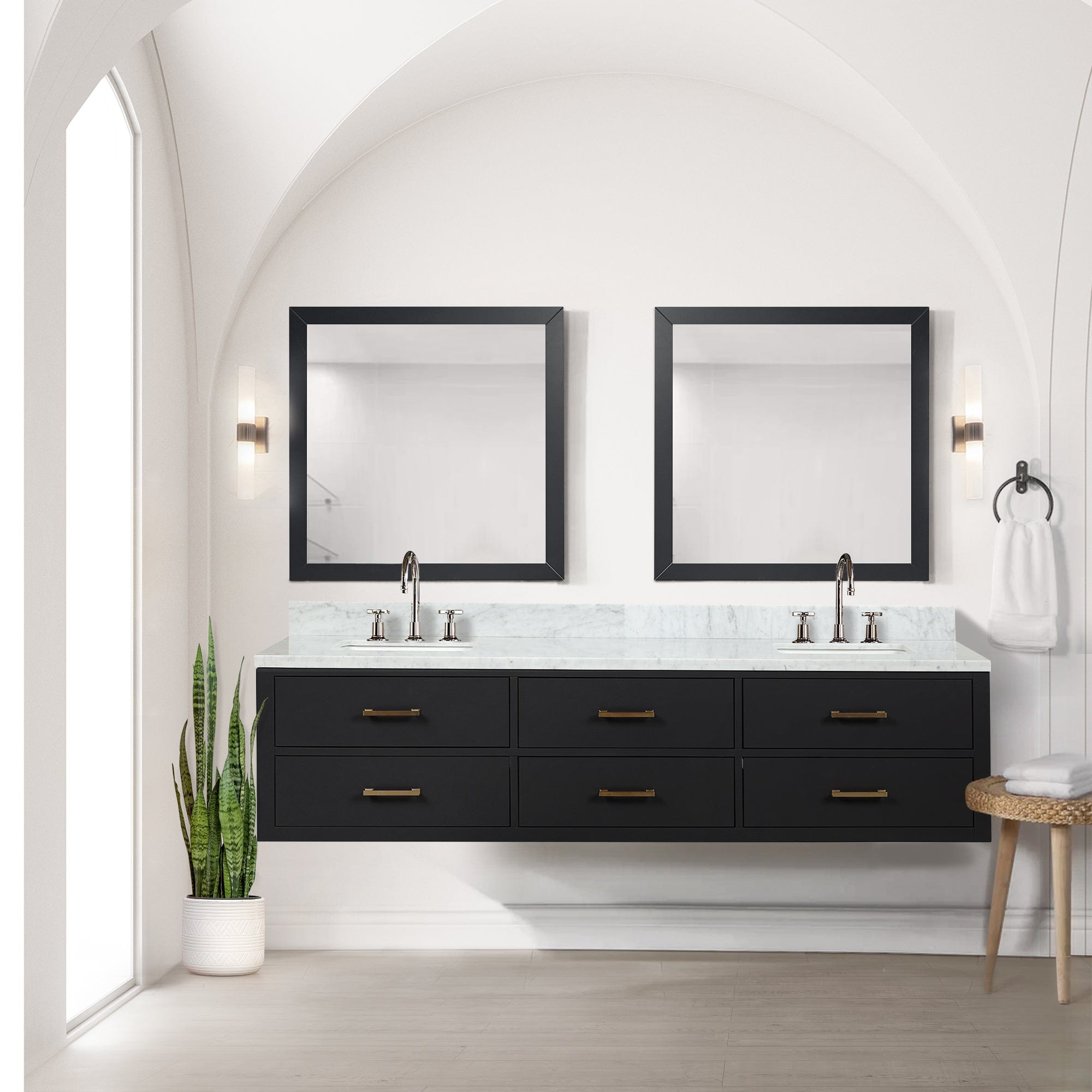 Castor 80" x 22" Double Bath Vanity - Backyard Provider