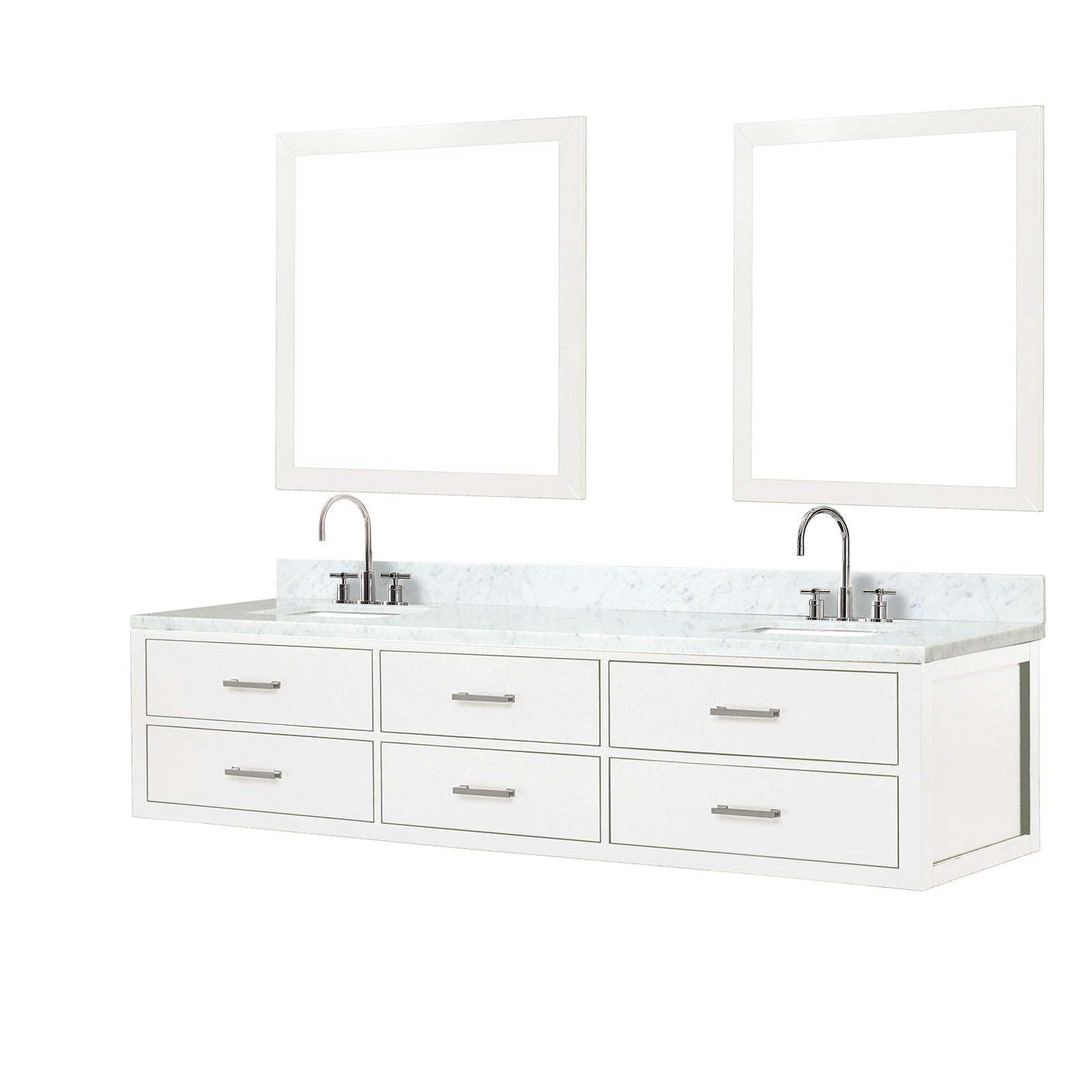 Castor 84" x 22" Double Bath Vanity - Backyard Provider