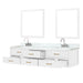 Castor 84" x 22" Double Bath Vanity - Backyard Provider