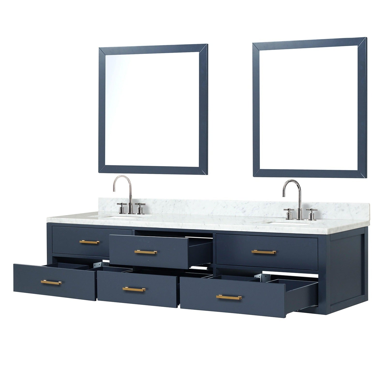 Castor 84" x 22" Double Bath Vanity - Backyard Provider