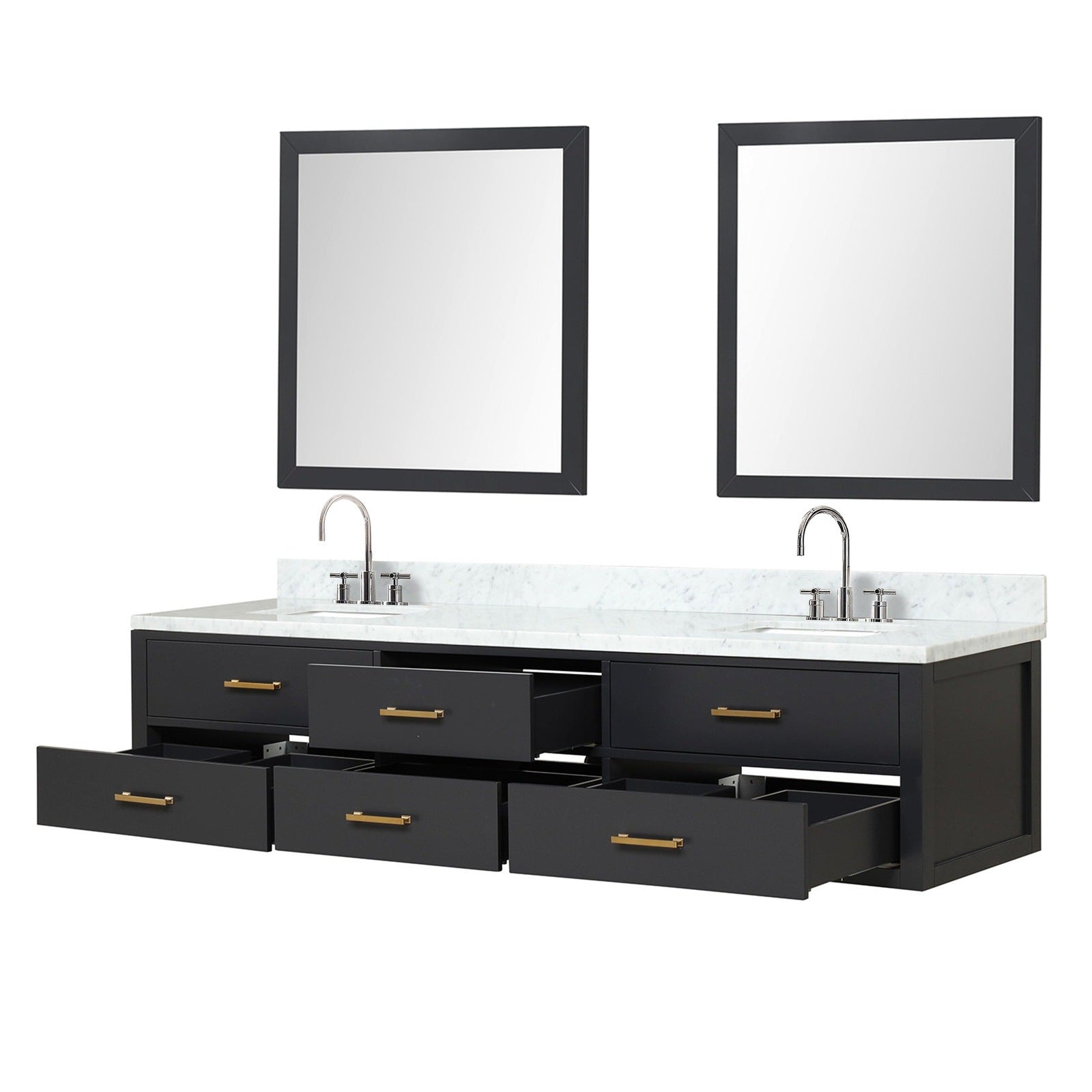 Castor 84" x 22" Double Bath Vanity - Backyard Provider