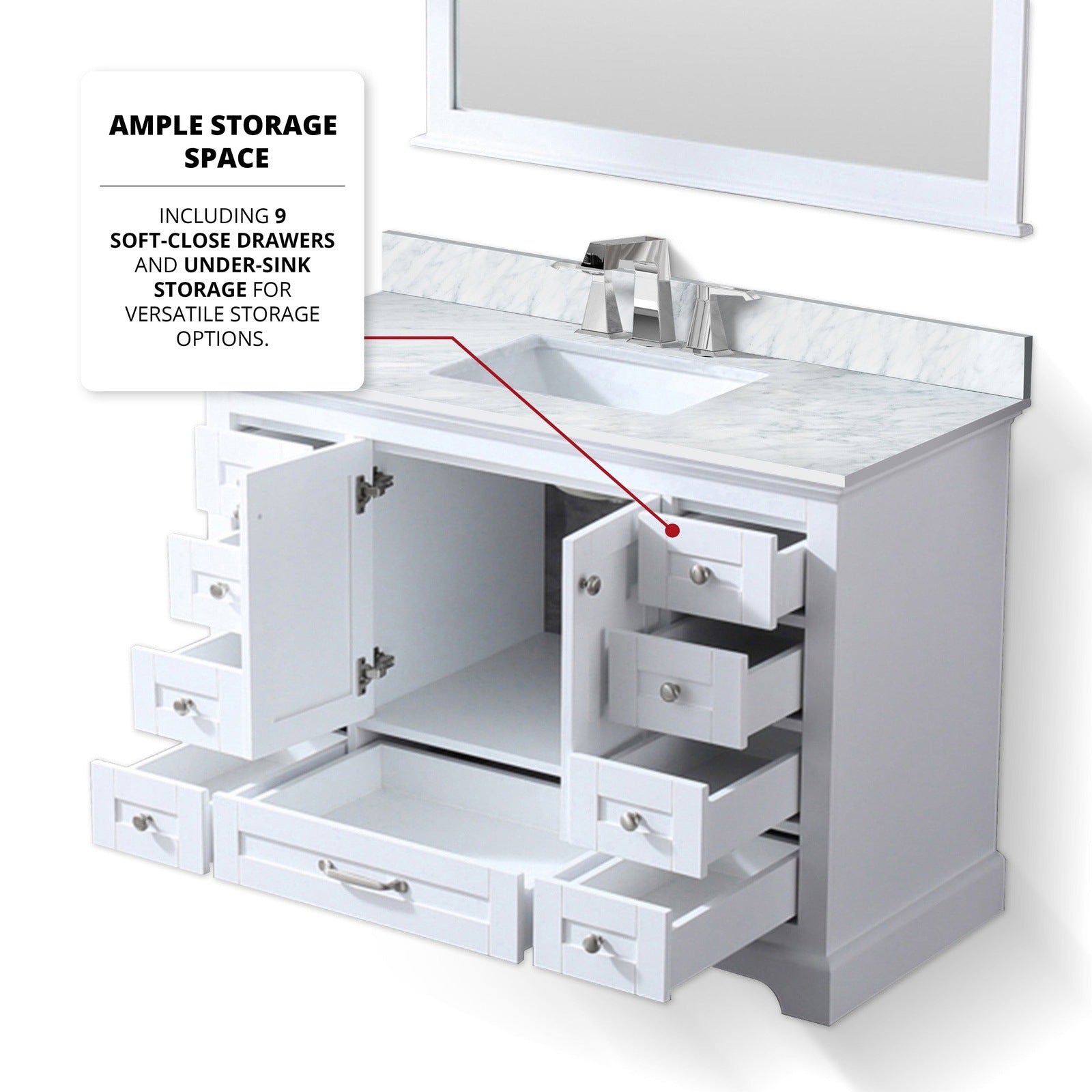 Dukes 48" x 22" Single Bath Vanity - Backyard Provider