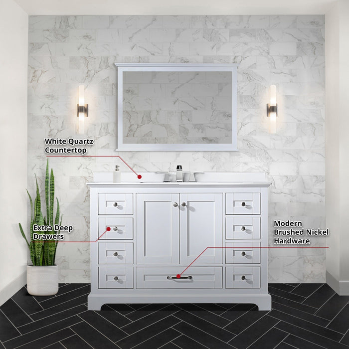 Dukes 48" x 22" Single Bath Vanity - Backyard Provider