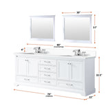 Dukes 80" x 22" Double Bath Vanity - Backyard Provider