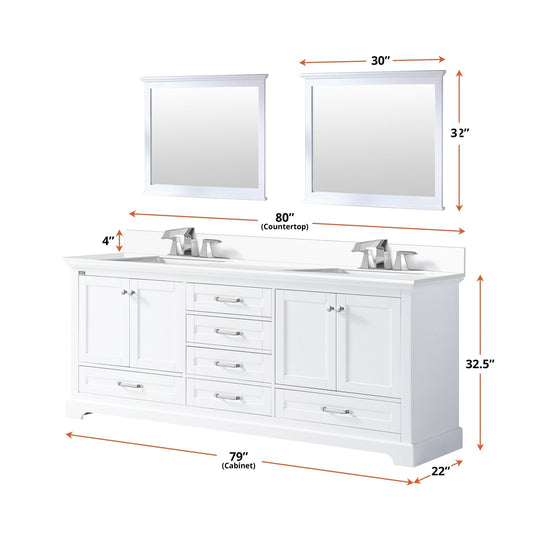 Dukes 84" x 22" Double Bath Vanity - Backyard Provider