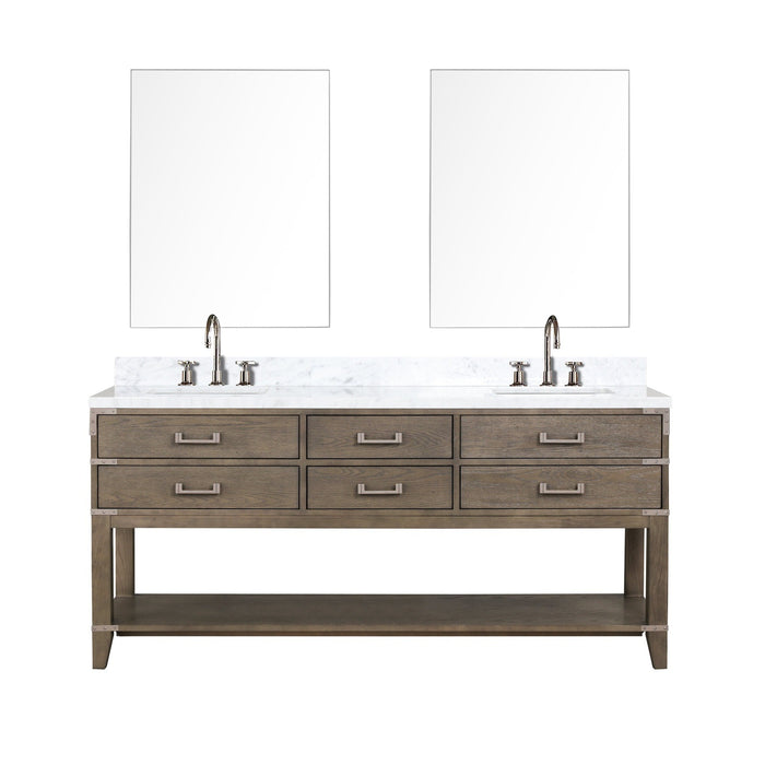 Norwalk 72" x 22" Double Bath Vanity - Backyard Provider