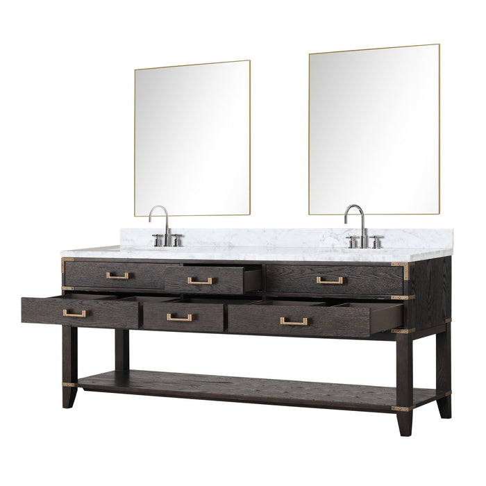 Norwalk 80" x 22" Double Bath Vanity - Backyard Provider