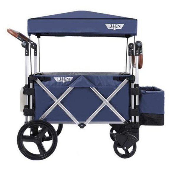 Keenz 7s 5-Point Harness Light Weight Stroller Wagon with Canopy Blue New