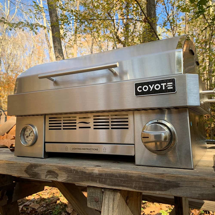 Coyote 25" Portable Grill, 1 Burner, Ceramic - C1PORTLP