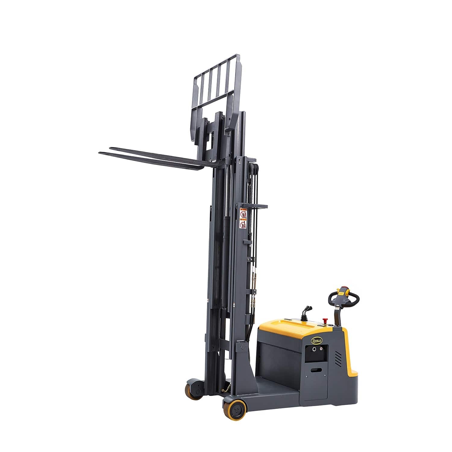 Apollolift Counterbalanced Electric Stacker  3300lbs 177" High - Backyard Provider