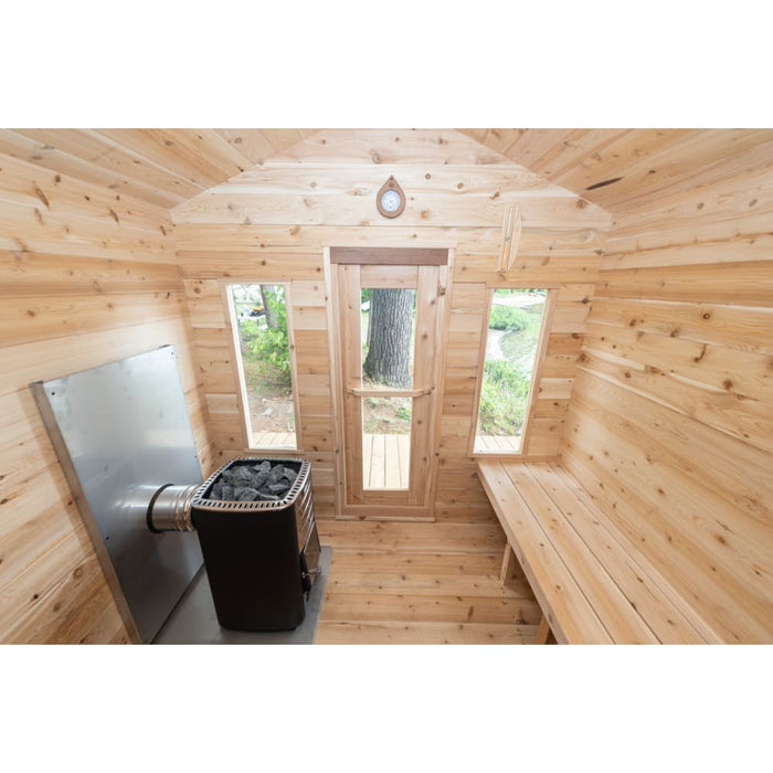 Canadian Timber Georgian CTC88W Traditional Outdoor Cabin Sauna by Dundalk Leisurecraft