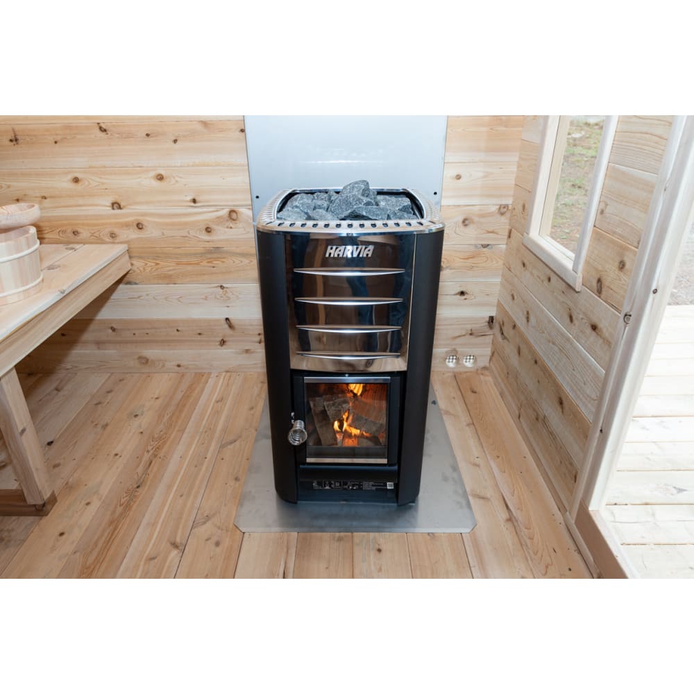 Canadian Timber Georgian CTC88W Traditional Outdoor Cabin Sauna by Dundalk Leisurecraft