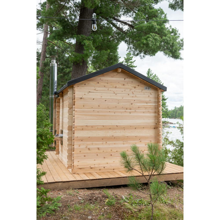 Canadian Timber Georgian CTC88W Traditional Outdoor Cabin Sauna by Dundalk Leisurecraft