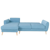 Sectional sleeper Sofa with storage Left Facing Chaise - Backyard Provider