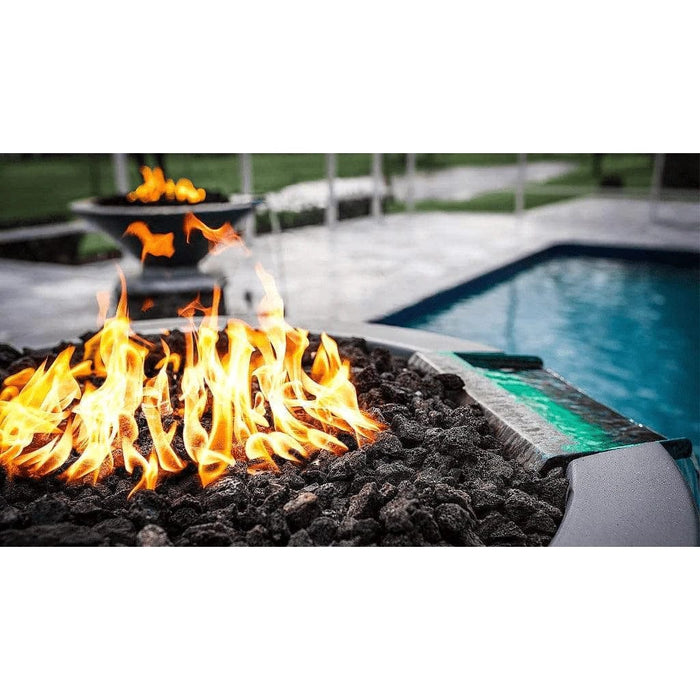 The Outdoor Plus OPT-RFW Cazo Concrete Fire and Water Bowl, 48-Inch