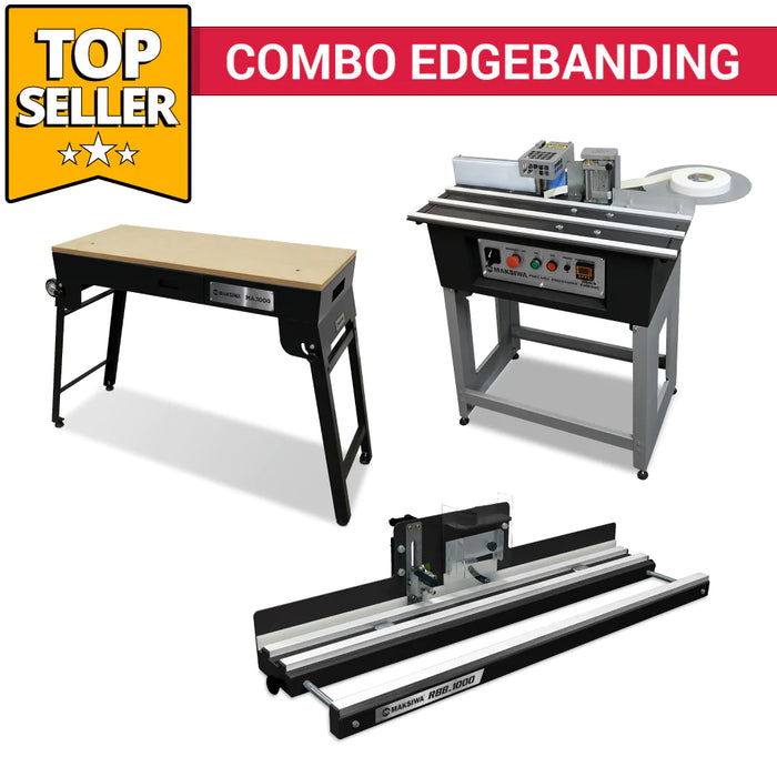 Maksiwa Combo - Edgebander CBC.E + Edge Trimmer RBB.1000 + Workbench MA.1000 - comboedge