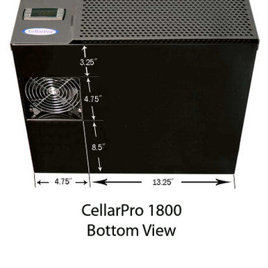 CellarPro 1800 XTSX Wine Cellar Cooling Unit - CP-SC-1800-XTSX-EC-110-1652
