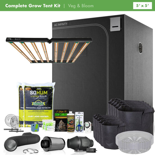 Grower's Choice ROI-E720 + Happy Hydro AC Infinity 5' x 5' Complete Grow Kit
