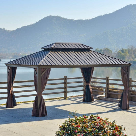 Outsunny 12x16 Hardtop Gazebo - 84C-204V01