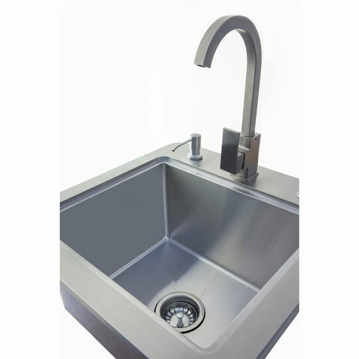 Coyote 21" Sink & Faucet, Drain, Soap Dispenser - C1SINKF21