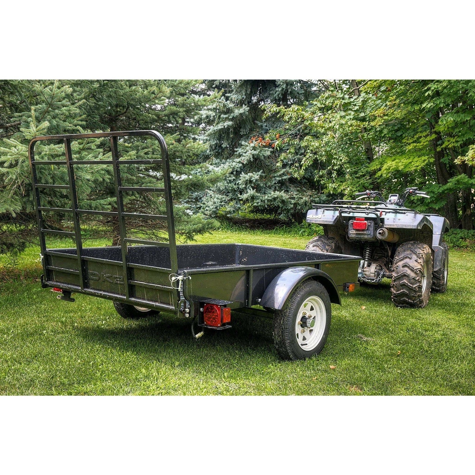 DK2 4 FT X 6FT Single Axle Utility Trailer Kit - Black